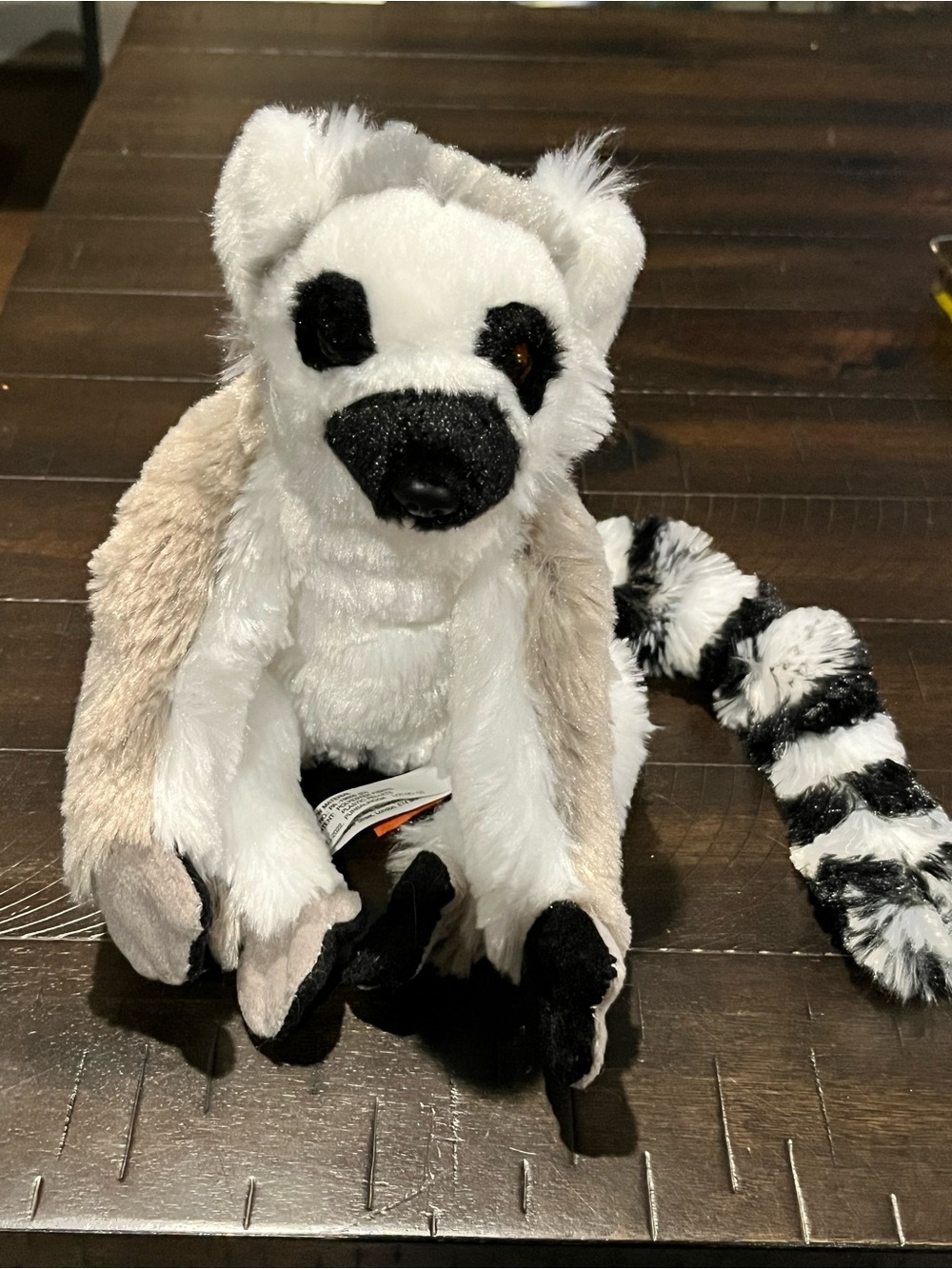 Plush Ring-Tailed Lemur Stuffed Animal - Wild Republic Plushie